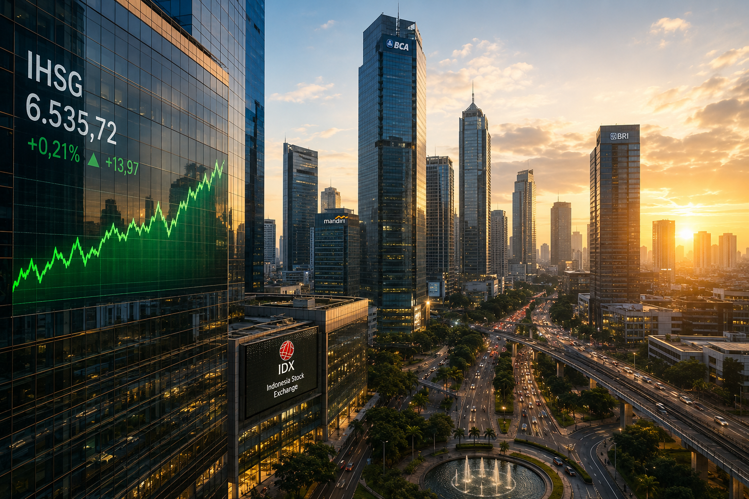 IHSG Hari Ini 28 Agustus 2026 Dibuka Menguat ke 6.535, Rupiah Masih Tertekan