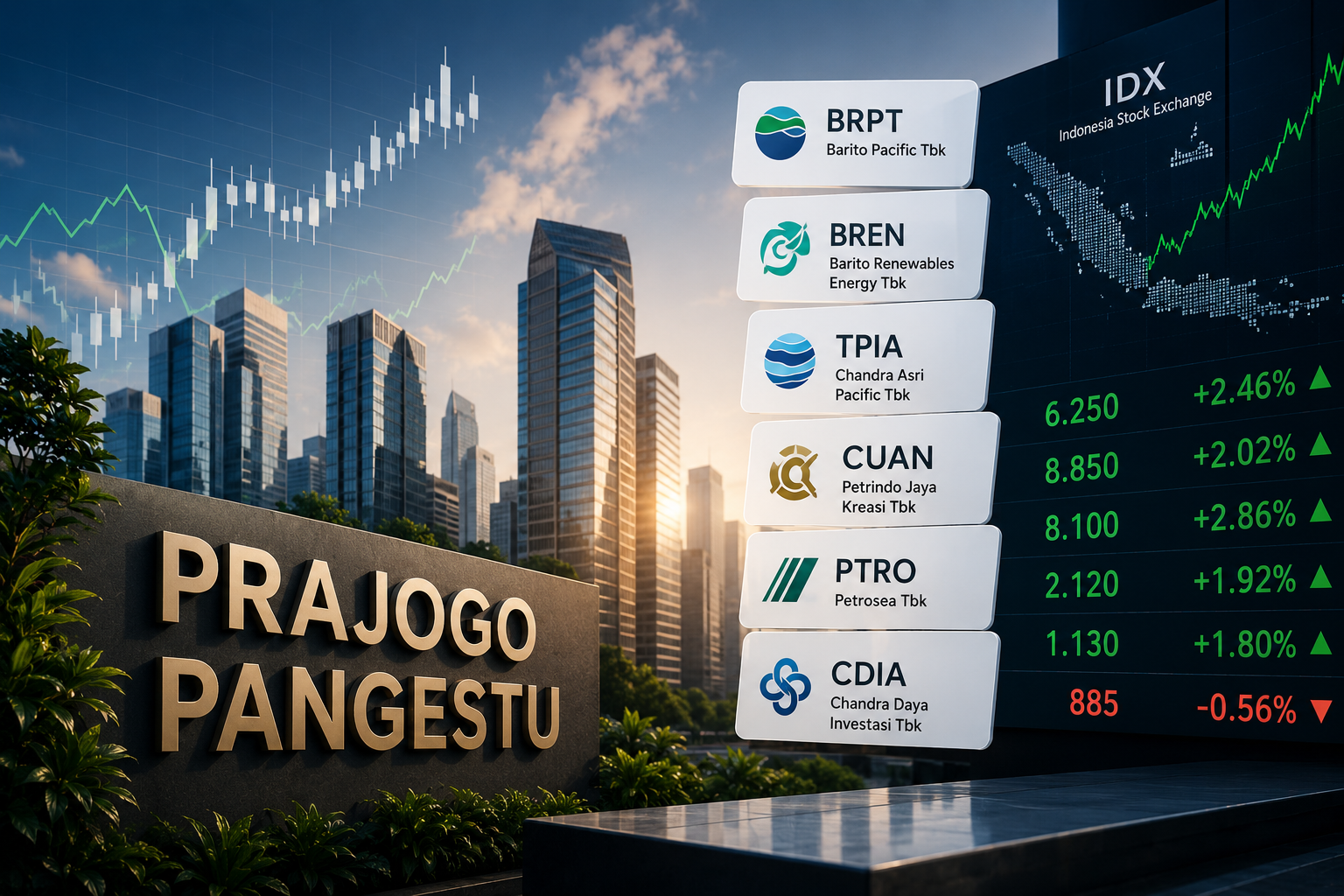 Saham Prajogo Pangestu Apa Saja? Ini 6 Emiten yang Perlu Diketahui