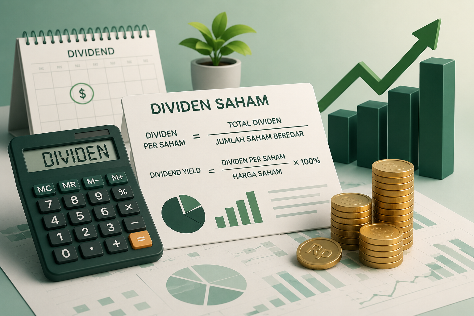 Cara Menghitung Dividen Saham: Rumus, Contoh, dan Kalkulator